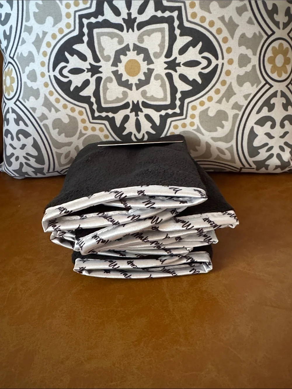 Black & White Makeup Removal Microfiber Cloths - 3 Pack